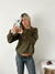 Sweater escote redondo amplio trenzado Venezia - tienda online