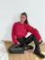 Sweater manga globo punto perle Pirlo - comprar online
