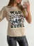 Remera algodón Wild Rebel - Augusta