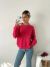 Sweater cuello redondo punto perle rombo en pecho Wolfgang