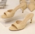 TAMANCO MULE CURVE HEELS VERNIZ CROCO NUDE SCHUTZ
