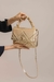 BOLSA TIRACOLO SUSAN MÉDIA DOURADA VICENZA