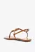 SANDÁLIA RASTEIRA MARROM LOGO SCHUTZ - Ladonna Sapatos