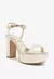 SANDALIA MEIA PATA DOURADA SCHUTZ - Ladonna Sapatos