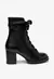 BOTA COTURNO FITA SALTO MÉDIO SCHUTZ - Ladonna Sapatos