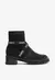BOTA COTURNO KNIT LOGOMANIA PRETA SCHUTZ