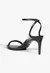 Sandália Skye Leaf Mid Couro Preta Schutz - Ladonna Sapatos
