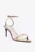 SANDÁLIA SALTO MÉDIO GLAM COURO DOURADA SCHUTZ - Ladonna Sapatos