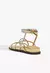 PAPETE COURO METALIZADO DOURADO SCHUTZ - Ladonna Sapatos