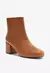 BOTA CANO MÉDIO COURO MARROM SCHUTZ - Ladonna Sapatos