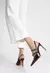 SAPATO SCARPIN SLINGBACK SALTO ALTO COURO VINHO SCHUTZ