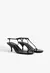 Sandália Fio Salto Fino Preto Schutz