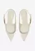 SLINGBACK COURO BRANCO SCHUTZ - Ladonna Sapatos