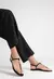 RASTEIRA STATEMENT FLATS COURO PRETA SCHUTZ