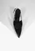 Scarpin Slingback Rhonda Mid Couro Preto Schutz - Ladonna Sapatos