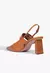 SLINGBACK COURO MARROM SCHUTZ - Ladonna Sapatos
