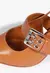 SLINGBACK COURO MARROM SCHUTZ