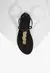 RASTEIRA FLAT TIRINHAS PRETA SCHUTZ - Ladonna Sapatos