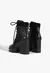 Bota Coturno 240 Lace Couro Preto Schutz