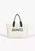 BOLSA SHOPPING ASTEC BEGE E PRETO SCHUTZ - loja online