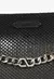 Imagem do Bolsa Tiracolo Grande Emmy Couro Snake Preta Schutz