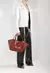 BOLSA SHOPPING JESS COURO MARROM SCHUTZ