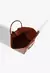 BOLSA SHOPPING JESS COURO MARROM SCHUTZ - loja online