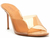 TAMANCO MULE LINA VINIL SALTO ALTO MARROM SCHUTZ - Ladonna Sapatos