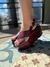 Sandália Plataforma Casual Cool Couro Vinho Schutz - comprar online