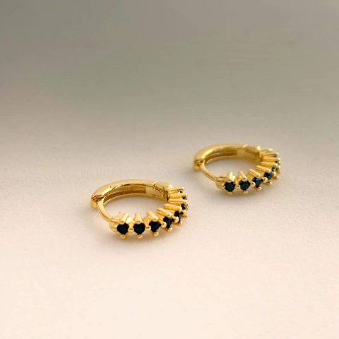 Aros Circle negro - comprar online