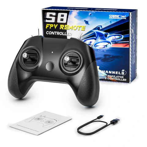 Controlador de entrenamiento para simulador de drones FPV STARTRC S8 Pro de 8 canales