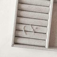 Brinco Ear Cuff bolinhas cravejadas 20mm tarraxa - comprar online