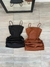 Vestido saten escote recto - tienda online