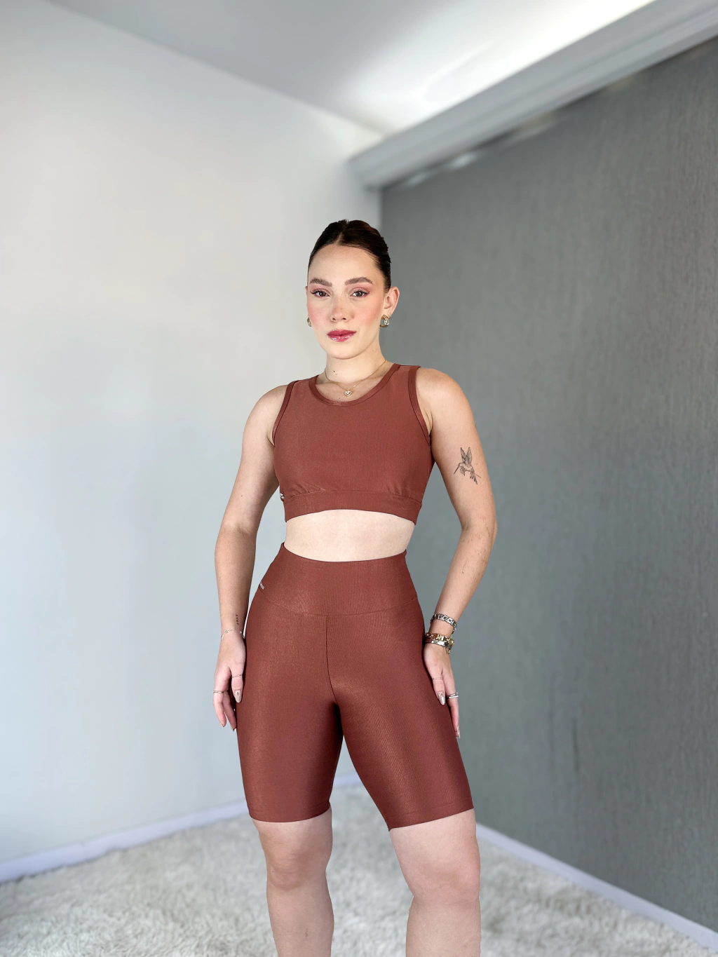 Conjunto Clara - Marrom