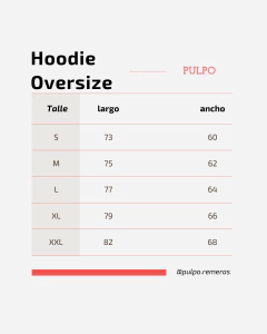 Hoodie Oversize HASTA 2 estampas en internet