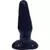 Plug dilatador anal de silicona clasico color negro