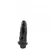 Dildo con vibracion de color negro de silicona claisica 
