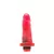 Dildo con vibrcion de color rojo de silicona claisica 