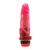 Dildo con vibracion de color rojo de silicona claisica 