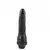 Dildo con vibracion para estimulacion del punto G recubierto de silicona clasica color negro