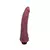 Dildo con vibracion para estimulacion del punto G recubierto de silicona simil piel color marron 