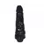 Dildo con vibracion para estimulacion del punto G recubierto de silicona clasica color negro