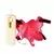 Vibrador con forma de mariposa con un pequeño dildo para penetrar con tiras de arnes incluidas 