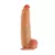 Dildo de silicona con testiculos y ventosa de silicona clasica