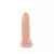 Dildo  con ventosa de siliocna clasica color piel 