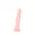 Dildo de silcona clasica color piel con ventosa 