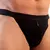 Suspensor negro con cierre para hombre, parte de lencería masculina.