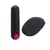 Vibrador bullet recargable negro con control remoto, presenta un diseño elegante y práctico, ideal para uso personal o en pareja.