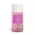 Frasco de aceite para masajes color rosa con detalles en fucsia y tapa blanca 