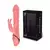 Vibrador Rabbit ST Luxury Olivia en color rosa, con control de funciones y empaque negro.